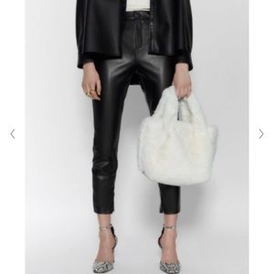 Zara faux leather legging